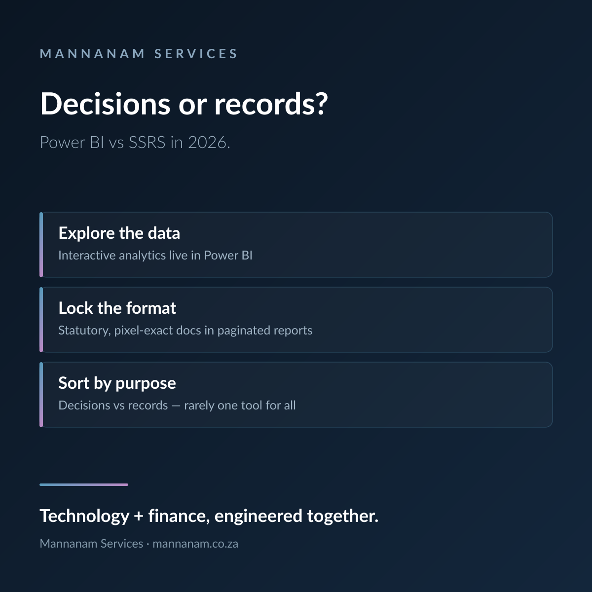 Power BI or SSRS? You're probably asking the wrong question